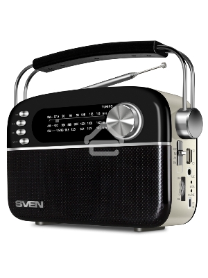 Радиоприёмник белый (4 Вт, FM/AM/SW, USB, SD/microSD, Bluetooth, 1200 мАч) SVEN SRP-505