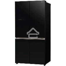 Холодильник Hitachi R-WB720PUC1 GCK черный трехкамерный 357/103л морозилка снизу, No Frost, Side by Side