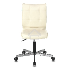 Кресло компьютерное Бюрократ CH-330M/BEIGE бежевый, искусственная кожа, крестовина металл, без подлокотников