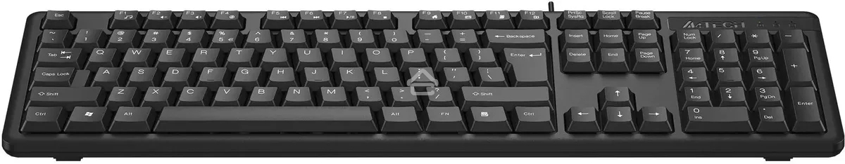 Клавиатура проводная A4Tech KKS-3, USB, черный