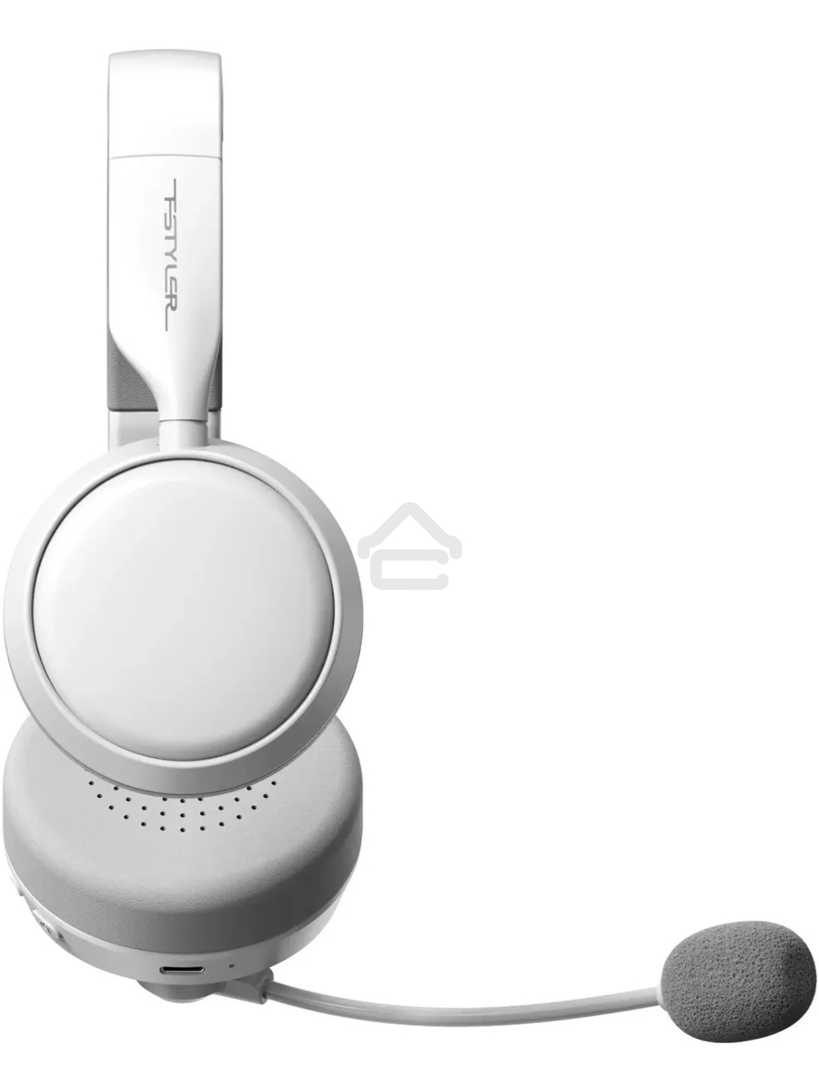 Наушники с микрофоном A4Tech BH230 белый/серый мониторные BT оголовье (BH230 WHITE)
