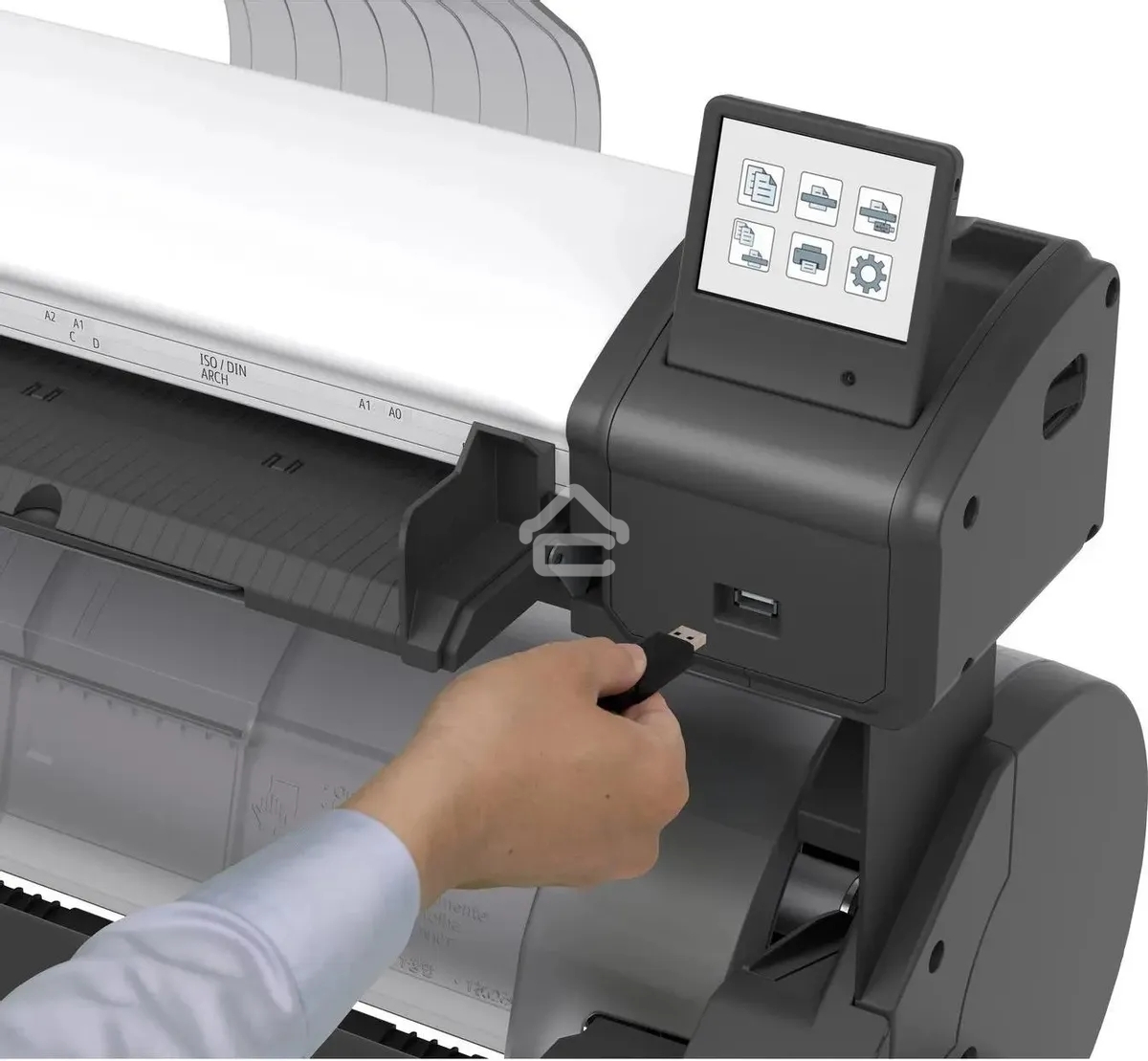 Плоттер струйный Canon imagePROGRAF TM-350 (6246C003), A0, цветное, 36