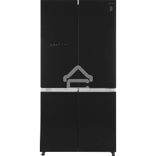 Холодильник Hitachi R-WB820VUC2 GBK черный трехкамерный 378/196л морозилка снизу, No Frost, Side by Side