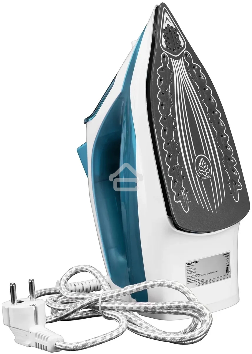 Утюг Starwind SIR2295 2200 Вт темно-синий/белый