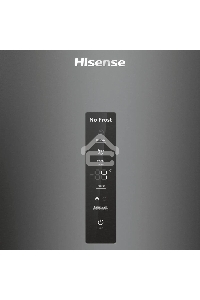 Холодильник Hisense RM469N4AFD1 двухкамерный, черный, 229/113, морозилка снизу, Total No Frost