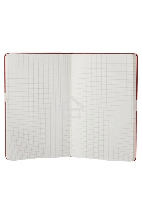 Блокнот Moleskine CLASSIC QP061R Large 130х210мм 240стр. клетка твердая обложка фиксирующая резинка красный    