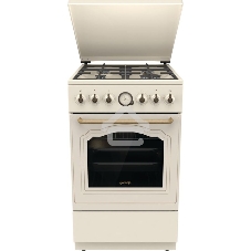 Плита газовая Gorenje GGI5BCLI бежевый, конфорок 4 газовых, духовка 67 л, 50 см x 85 см x 59.4 см