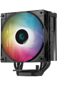 Кулер для процессора DEEPCOOL AG400 DIGITAL BK ARGB черный, 120 мм, алюминий/медь, 2100 об/мин, 31.6 дБ, 4 pin, 220 Вт, 152.7 мм