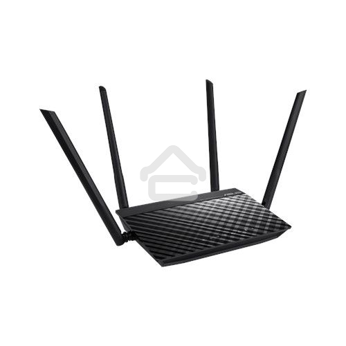Маршрутизатор беспроводной Asus RT-AC1200 10/100BASE-TX черный (Dual Band)
