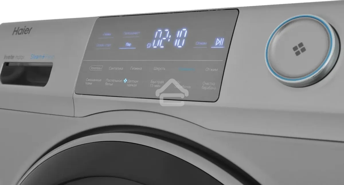 Стиральная машина Haier HW80-BP14969BS серебристый загрузка фронтальная 8 кг, 1400 об/мин., класс: А+++