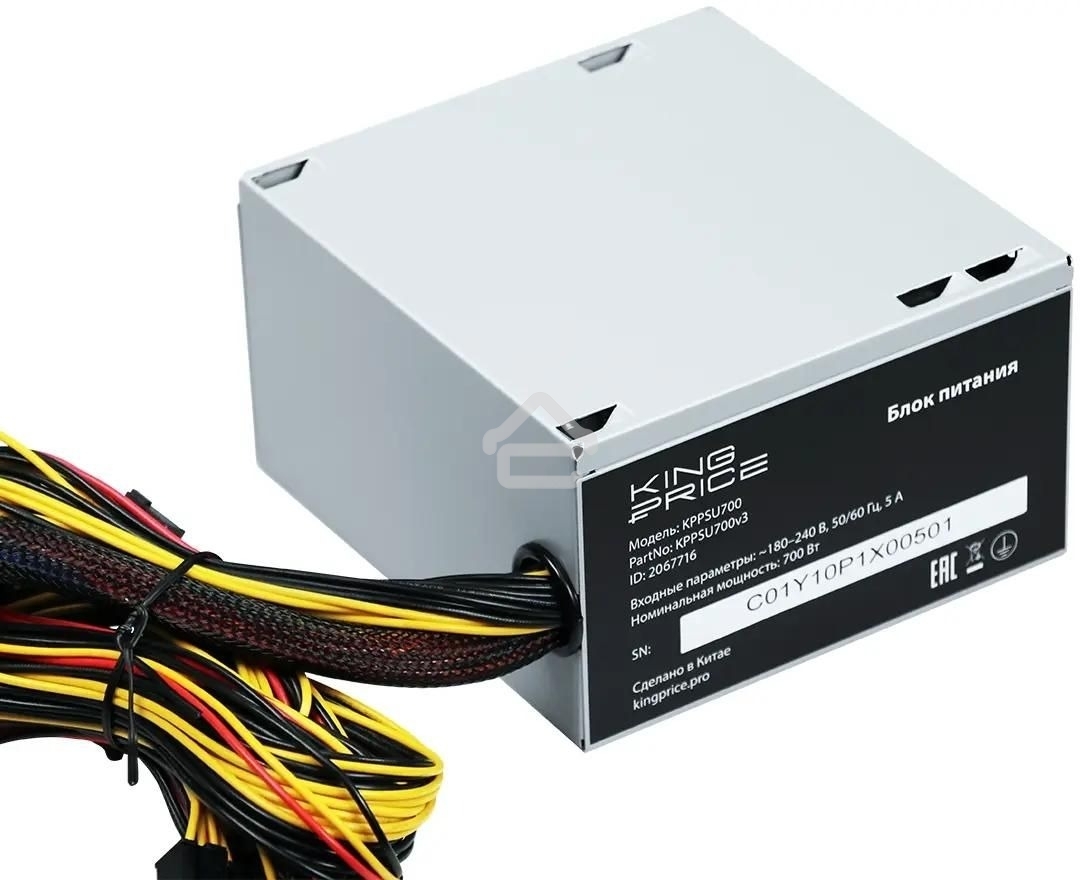 Блок питания KingPrice KPPSU700 ATX 700W (20+4pin) APFC 120мм fan 4xSATA