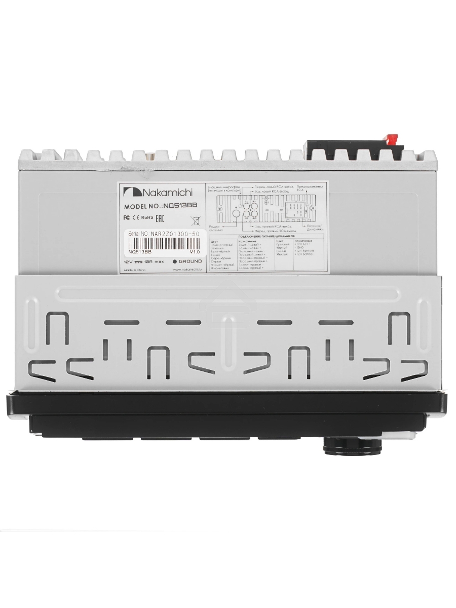 Автомагнитола Nakamichi NQ513BB 1DIN 4x50Вт