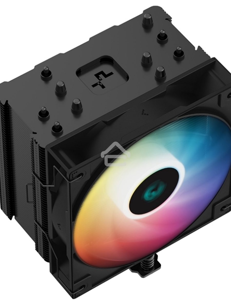 Кулер для процессора DEEPCOOL AG500 BK ARGB черный, 120 мм, алюминий/медь, 1850 об/мин, 29.4 дБ, 4 pin, 240 Вт, 155 мм