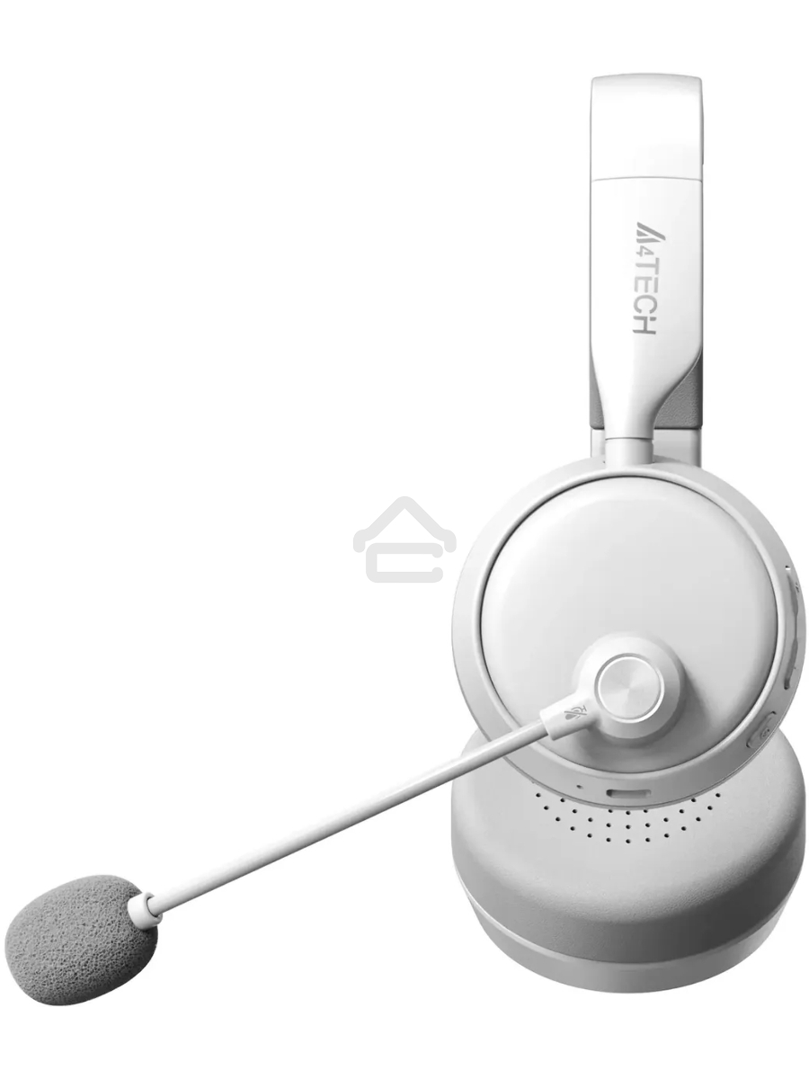 Наушники с микрофоном A4Tech BH230 белый/серый мониторные BT оголовье (BH230 WHITE)