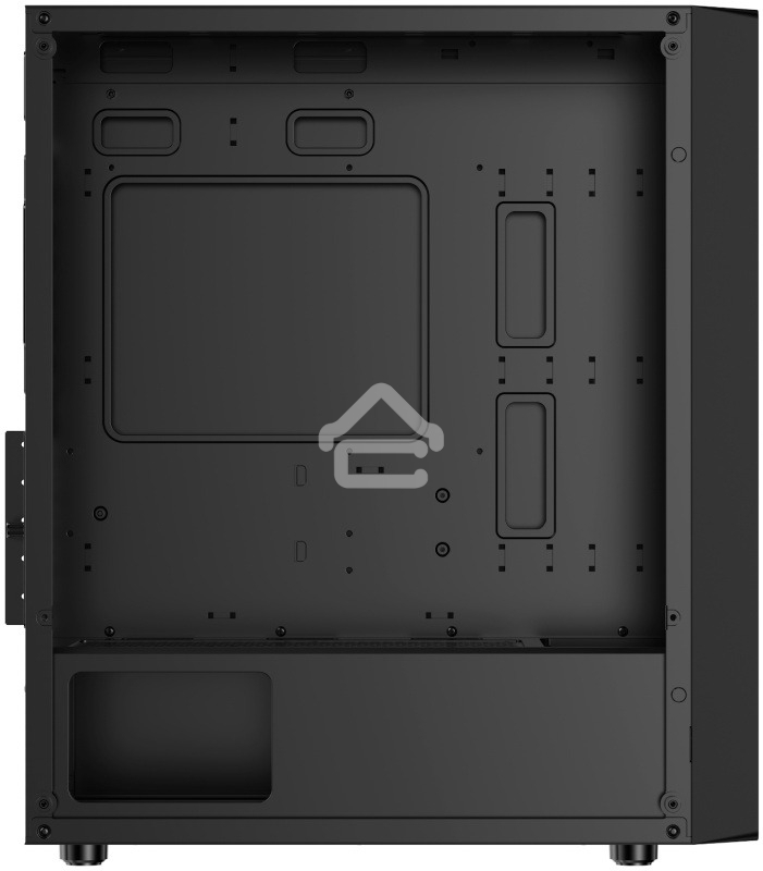 Компьютерный корпус Ocypus Gaммa C50 без БП черный (Gaммa-C50-BKG000XX-GL)