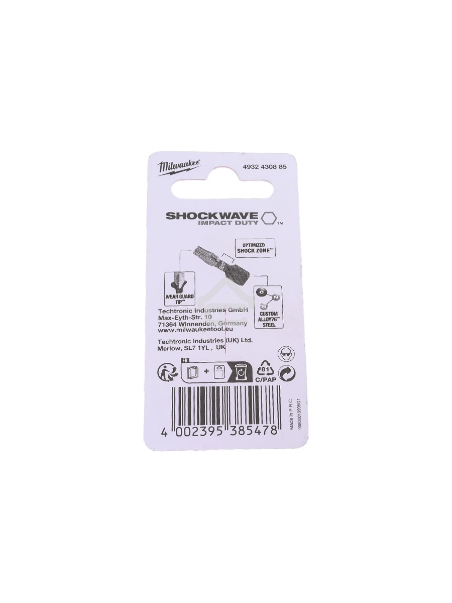 Бита Milwaukee Shockwave TX30 25мм 2шт (4932430885)