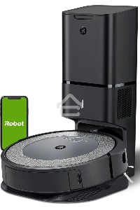 Робот-пылесос IROBOT Roomba i3+, серый/черный [i355840plus_rnd]