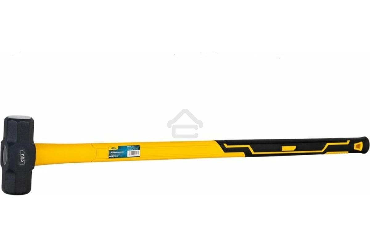 Кувалда Deli DL6911 2700 гр, рукоятка из высокопрочного стекловолокна