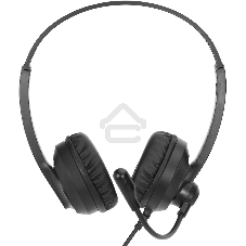 Наушники с микрофоном Оклик HS-M500 черный 1.8м накладные оголовье (1900379)