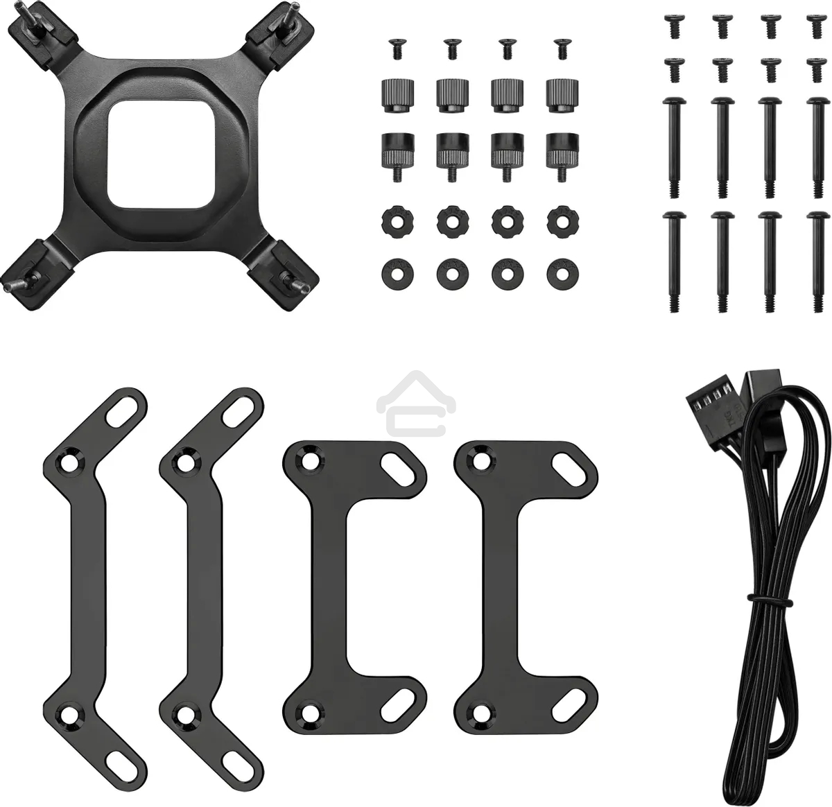 Система жидкостного охлаждения DEEPCOOL MYSTIQUE 240 ARGb черный, 120 мм, алюминий, 2150 об/мин, 36.49 дБ, 4 pin, 280 Вт