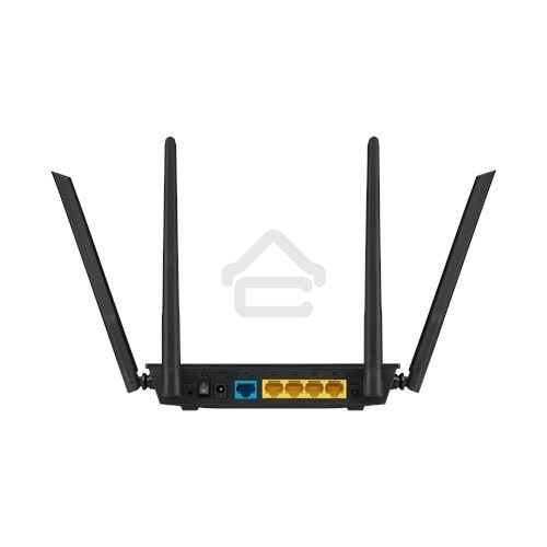 Маршрутизатор беспроводной Asus RT-AC1200 10/100BASE-TX черный (Dual Band)