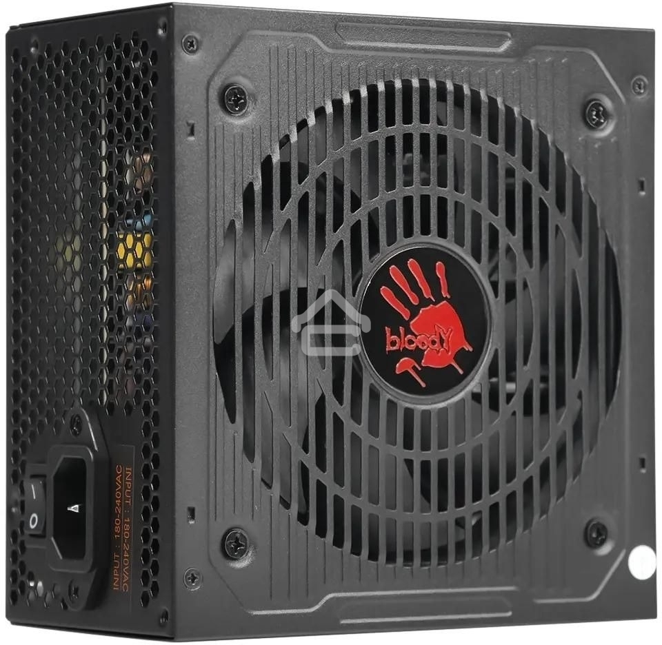 Блок питания Bloody BD-PS700W, 700Вт, 80 PLUS WHITE, 120мм, черный