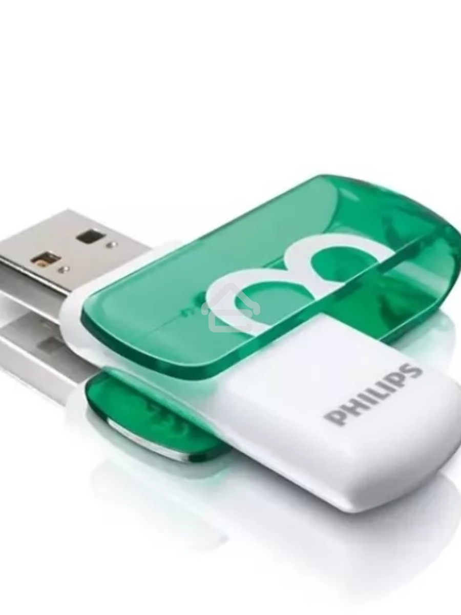 Флеш накопитель 8GB PHILIPS VIVID2.0 8GB, USB 2.0