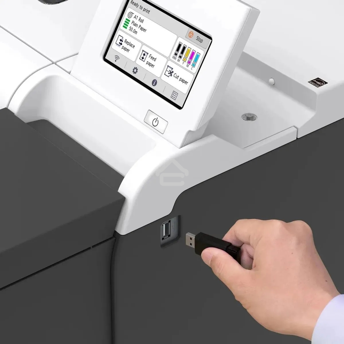 Плоттер струйный Canon imagePROGRAF TM-350 (6246C003), A0, цветное, 36