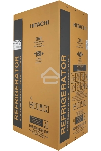Холодильник Hitachi R-WB820VUC2 GBK черный трехкамерный 378/196л морозилка снизу, No Frost, Side by Side