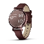 Смарт-часы Garmin Lily 2 Classic темно-бронзовый, ежевичный кожаный ремешок 35,4мм
