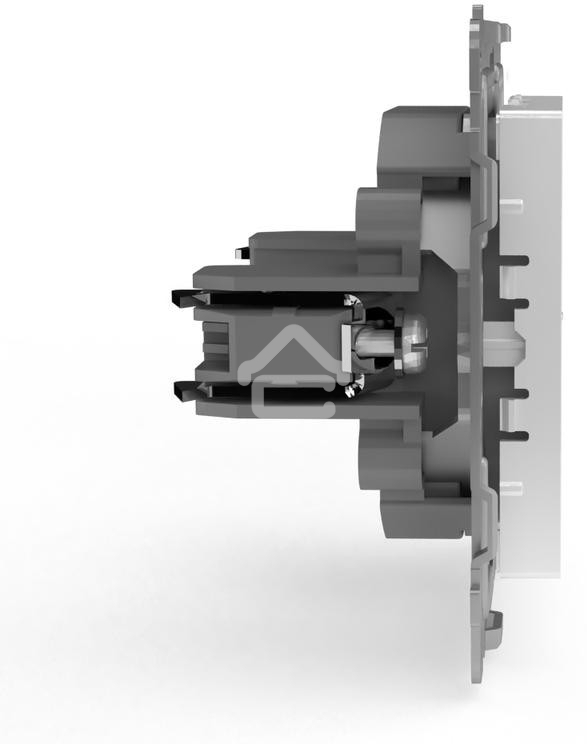 Коннектор TV TOKOV ELECTRIC СП Pixel механизм белый