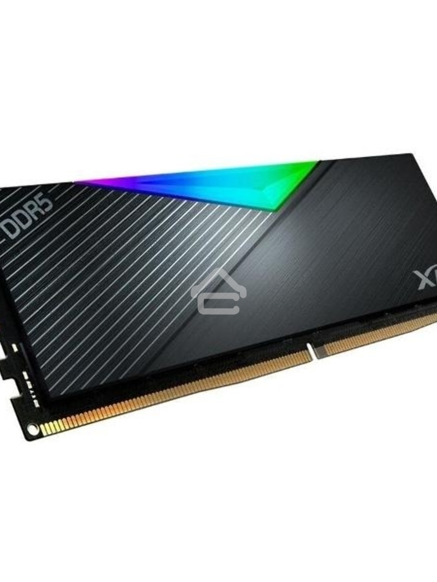 Оперативная память XPG Lancer, DDR5, 32GB (2x16GB), 6400MHz, CL32, DIMM, с радиаторами, RGB, черный