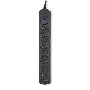Сетевой фильтр Ippon BK-6-EU-3-16-B 3м (6 розеток) черный (коробка)