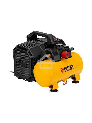 Компрессор  DLS750/6 безмасляный малошумный 750 Вт, 140 л/мин,ресивер 6 л  Denzel