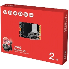 Накопитель SSD ADATA XPG GAMMIX S55, 2000 Gb, PCIe 4.0 x4, M.2 2230, NVMe, R/W 5000/3200, без радиатора