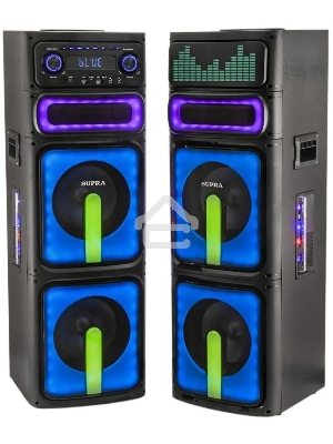 Минисистема Supra SMB-2050, 180Вт, FM USB BT SD, черный