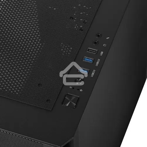 Компьютерный корпус Montech AIR 100 LITE черный без БП mATX 2x120mm 1xUSB2.0 2xUSB3.0 audio bott PSU