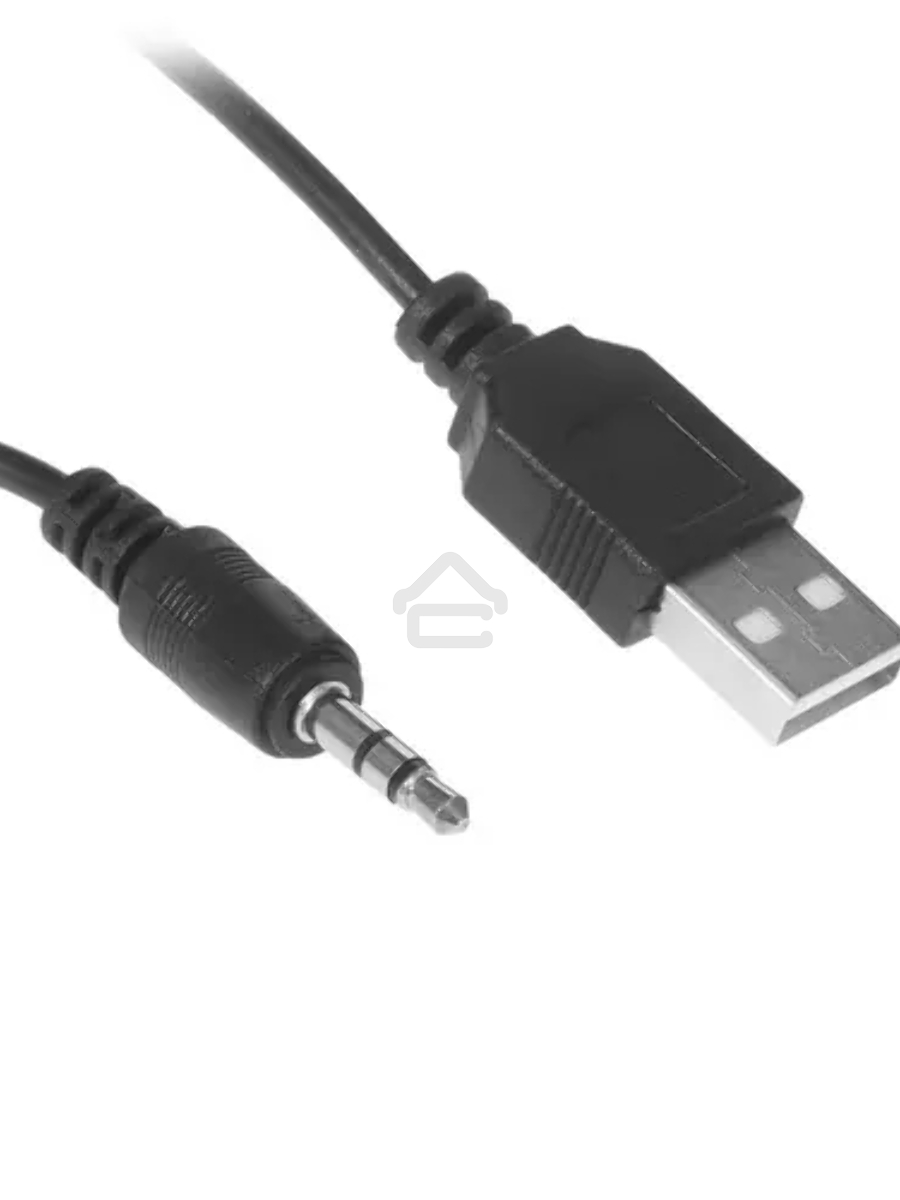 Колонки Gembird SPK-201, черный МДФ,2х2,5 Вт, регулятор громкости, USB