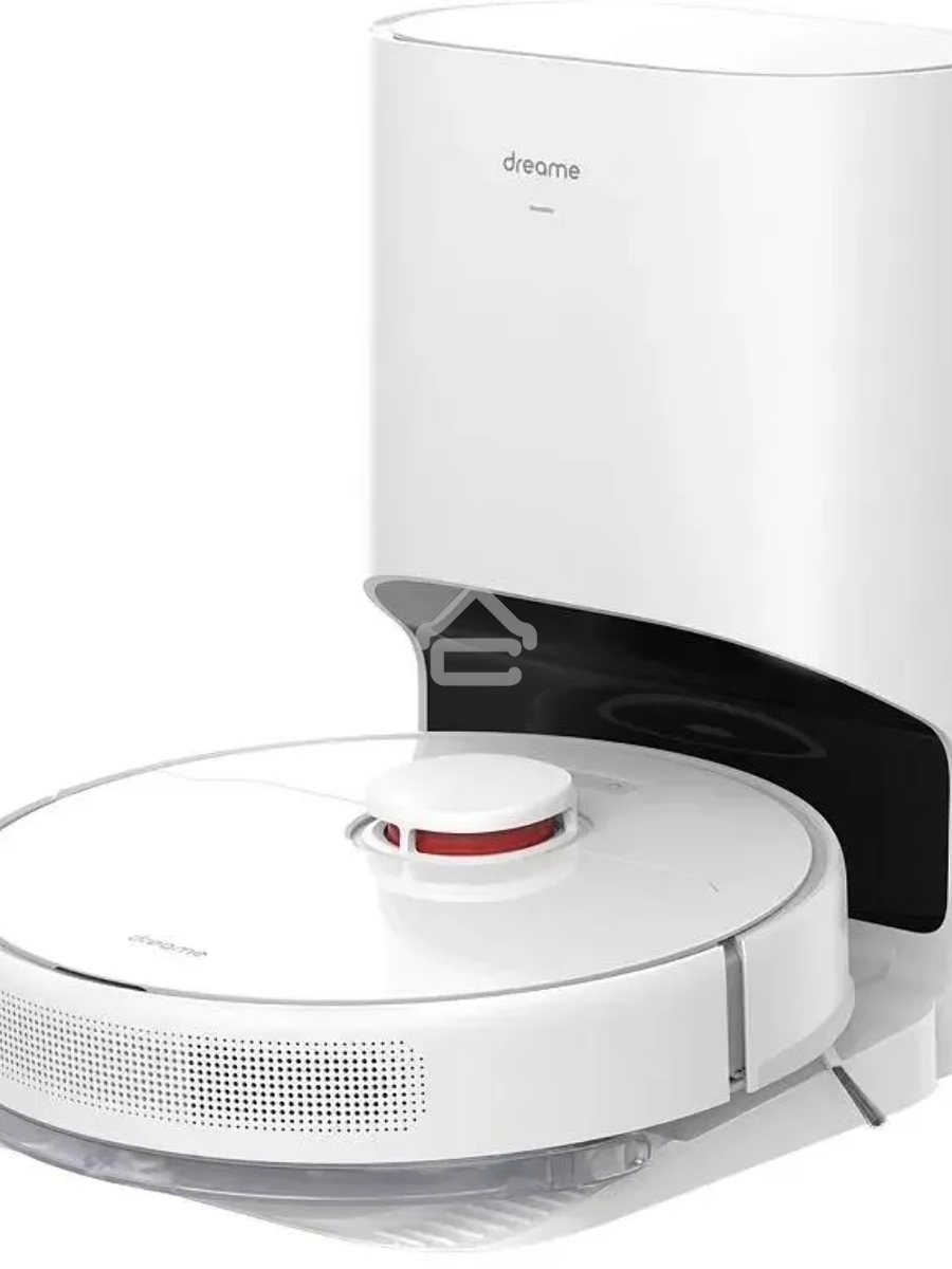 Робот-пылесос DreameBot Robot Vacuum and Mop D9 Plus белый, 3200 мА*ч Li-Ion, уборка влажная/сухая, пылесборник контейнер 0.4 л