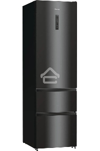 Холодильник Hisense RM469N4AFD1 двухкамерный, черный, 229/113, морозилка снизу, Total No Frost