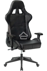 Кресло игровое A4Tech Bloody GC-500, черный, эко.кожа, крестовина пластик