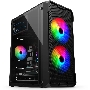 Корпус Оклик OCC-MN301 черный без БП mATX 1x80mm 2x120mm 1xUSB2.0 1xUSB3.0 audio