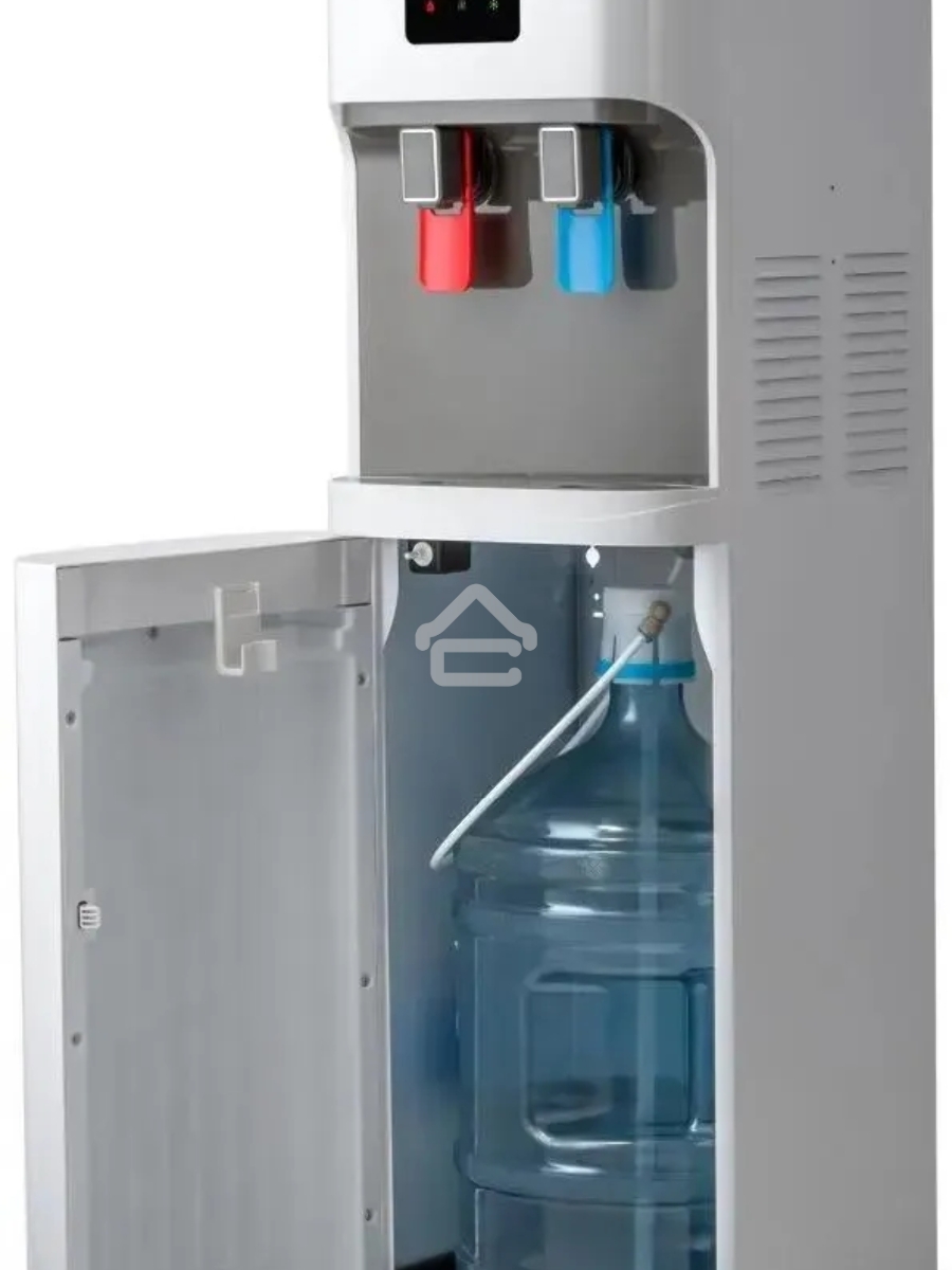 Кулер для воды HotFrost V115AE напольный, электронный, «push» - кран, белый