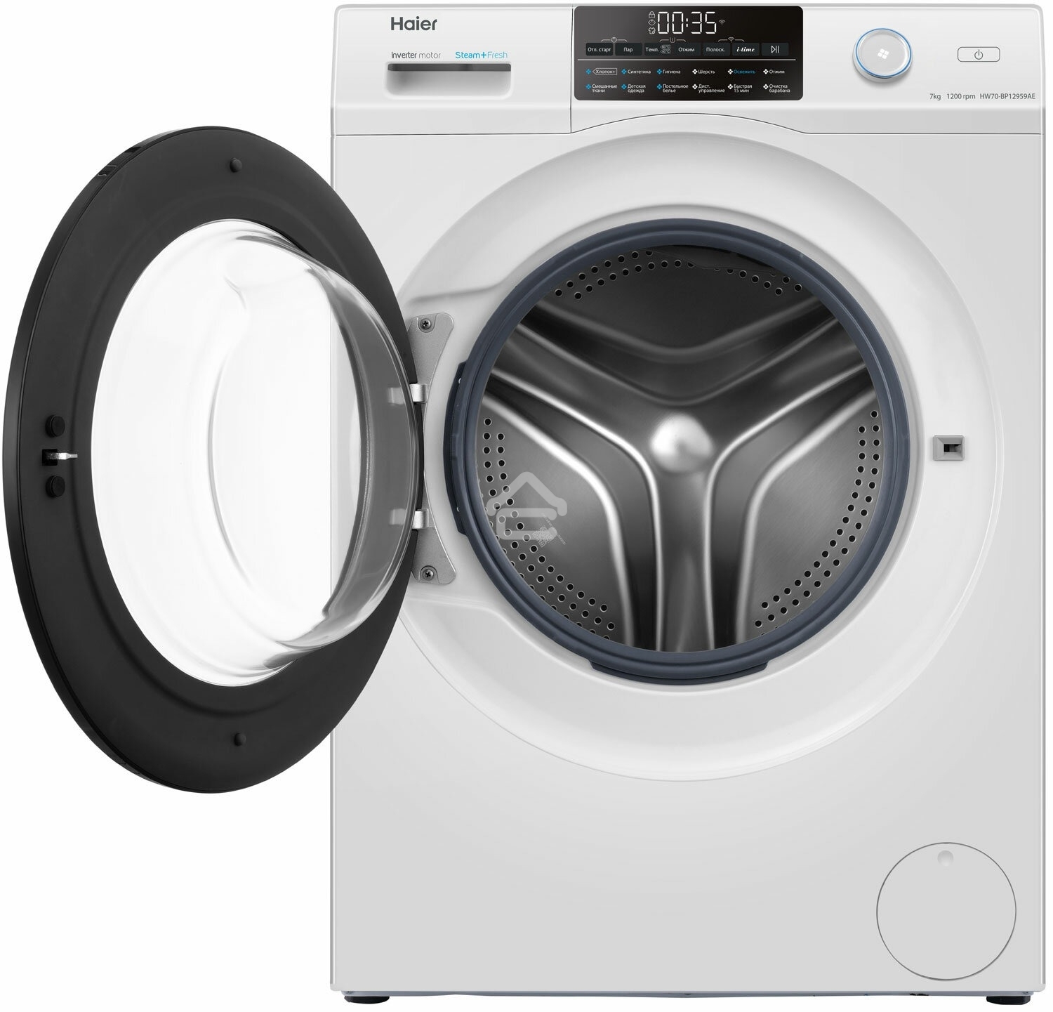 Стиральная машина Haier HW70-BP12959AE белый, загрузка фронтальная, 7кг, 1200 об/мин, A+++
