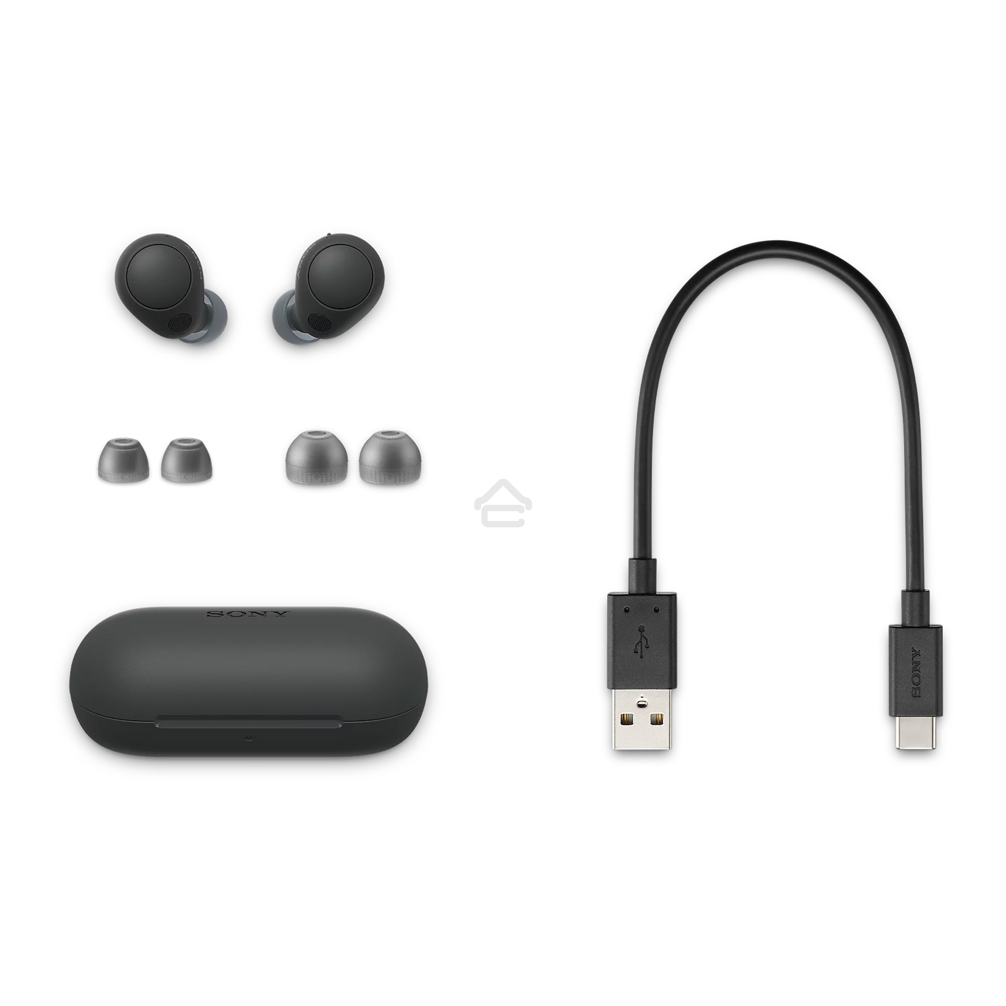Гарнитура внутриканальные Sony WF-C700N черный беспроводные bluetooth в ушной раковине (WF-C700N/BZE)