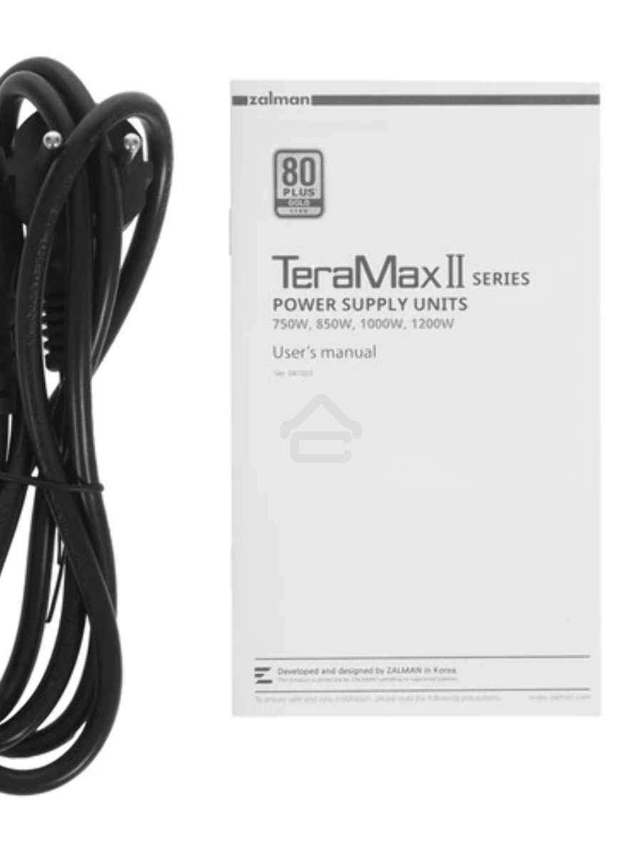 Блок питания Zalman TeraMax II (ZM1000-TMX2 WH), 1000Вт, 120мм, 80 PLUS Gold, модульный, белый