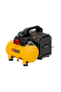 Компрессор  DLS750/6 безмасляный малошумный 750 Вт, 140 л/мин,ресивер 6 л  Denzel