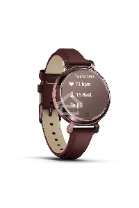 Смарт-часы Garmin Lily 2 Classic темно-бронзовый, ежевичный кожаный ремешок 35,4мм