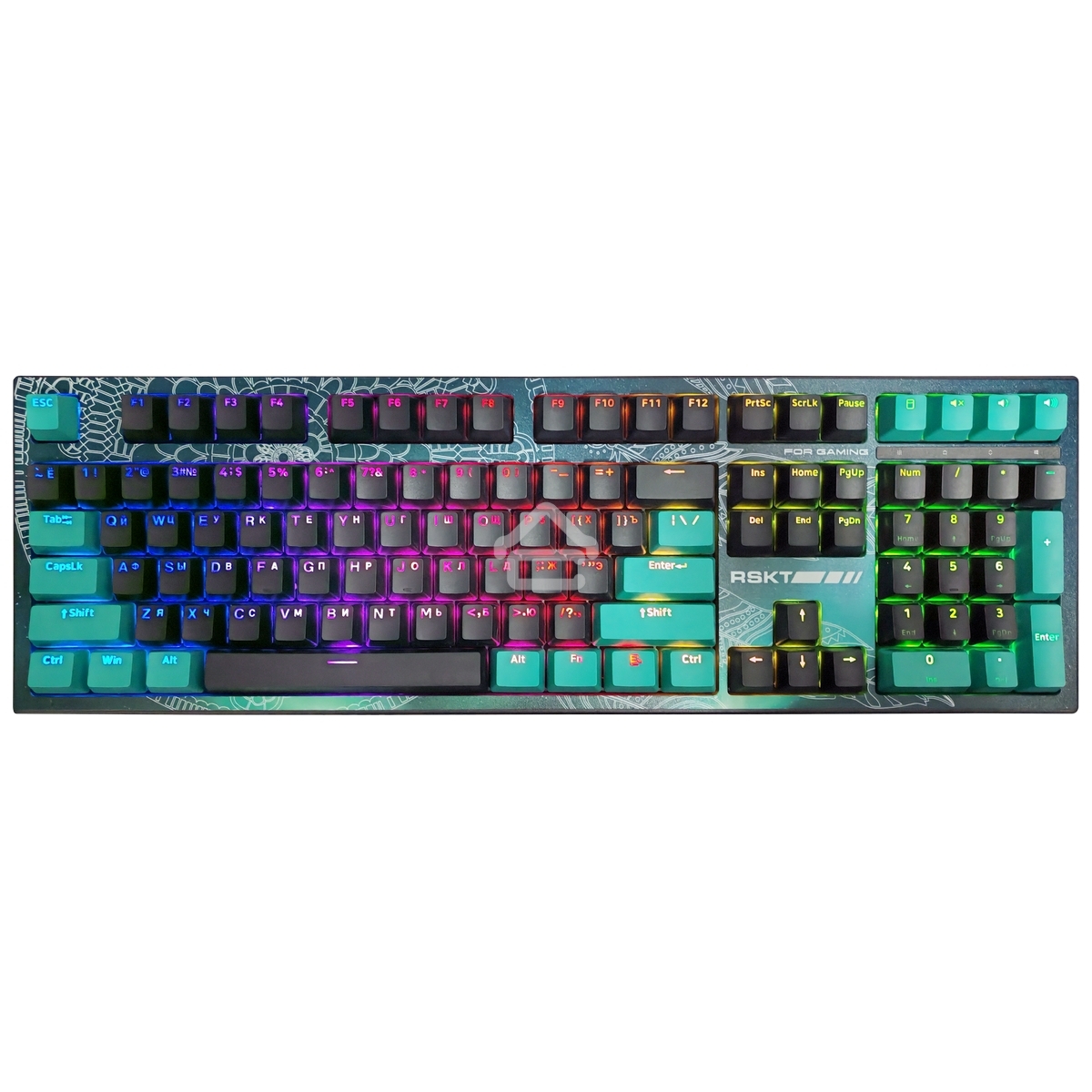 Клавиатура проводная Raskat KM002 UV GRAY