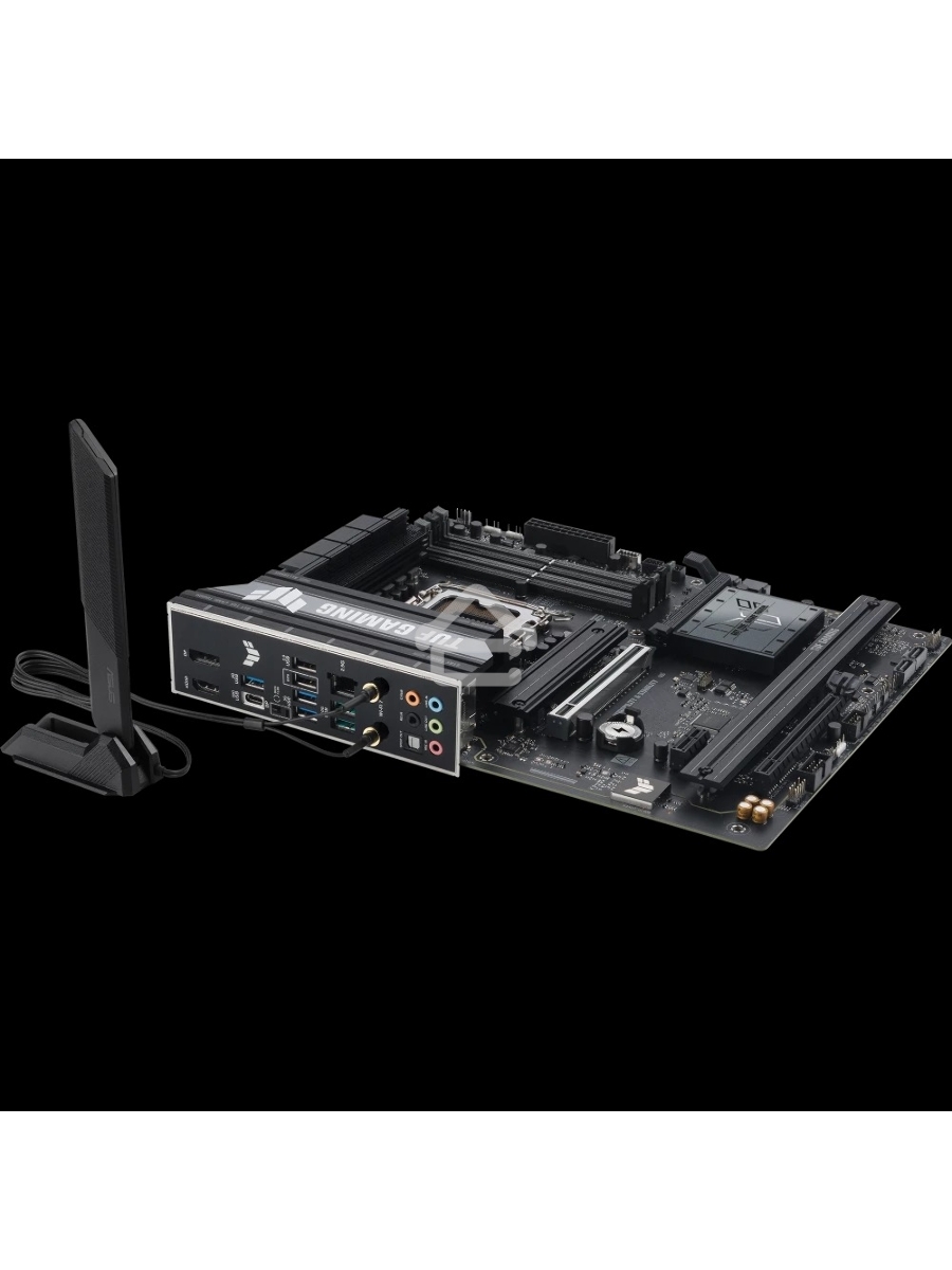 Материнская плата ASUS TUF GAMING B860-PLUS WIFI, LGA 1851, Intel B860, 4xDDR5, 4xSATA, 3xM.2, 1xPCIe 5.0 x16, 1xPCIe 4.0 x16, 1xDP, 1xHDMI, 1x 2.5Gb LAN, 1xUSB 20Gbps, 2xUSB 10Gbps, 3xUSB 5Gbps, 2xUSB 2.0, 5x3.5 мм, 7.1, ATX